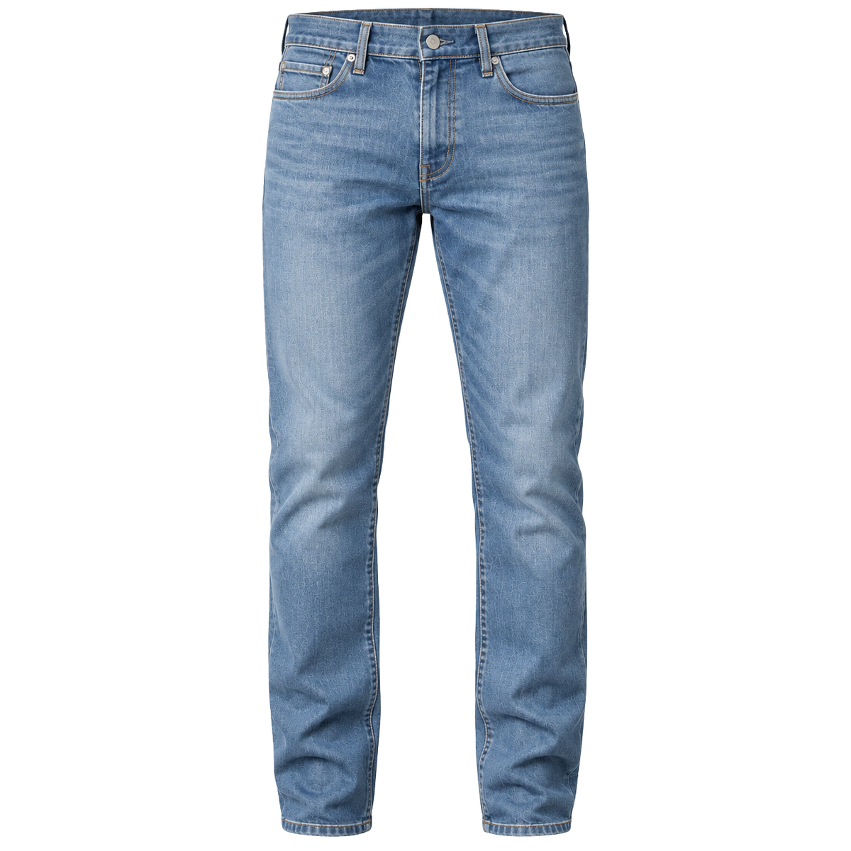 Premium Straight Fit Denim Jeans – Light Blue | THORNVIQUE