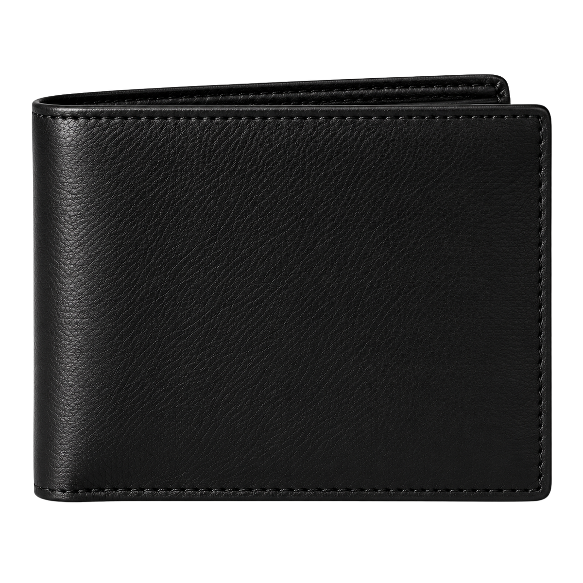 Premium Leather Bifold Wallet – Classic Black | THORNVIQUE